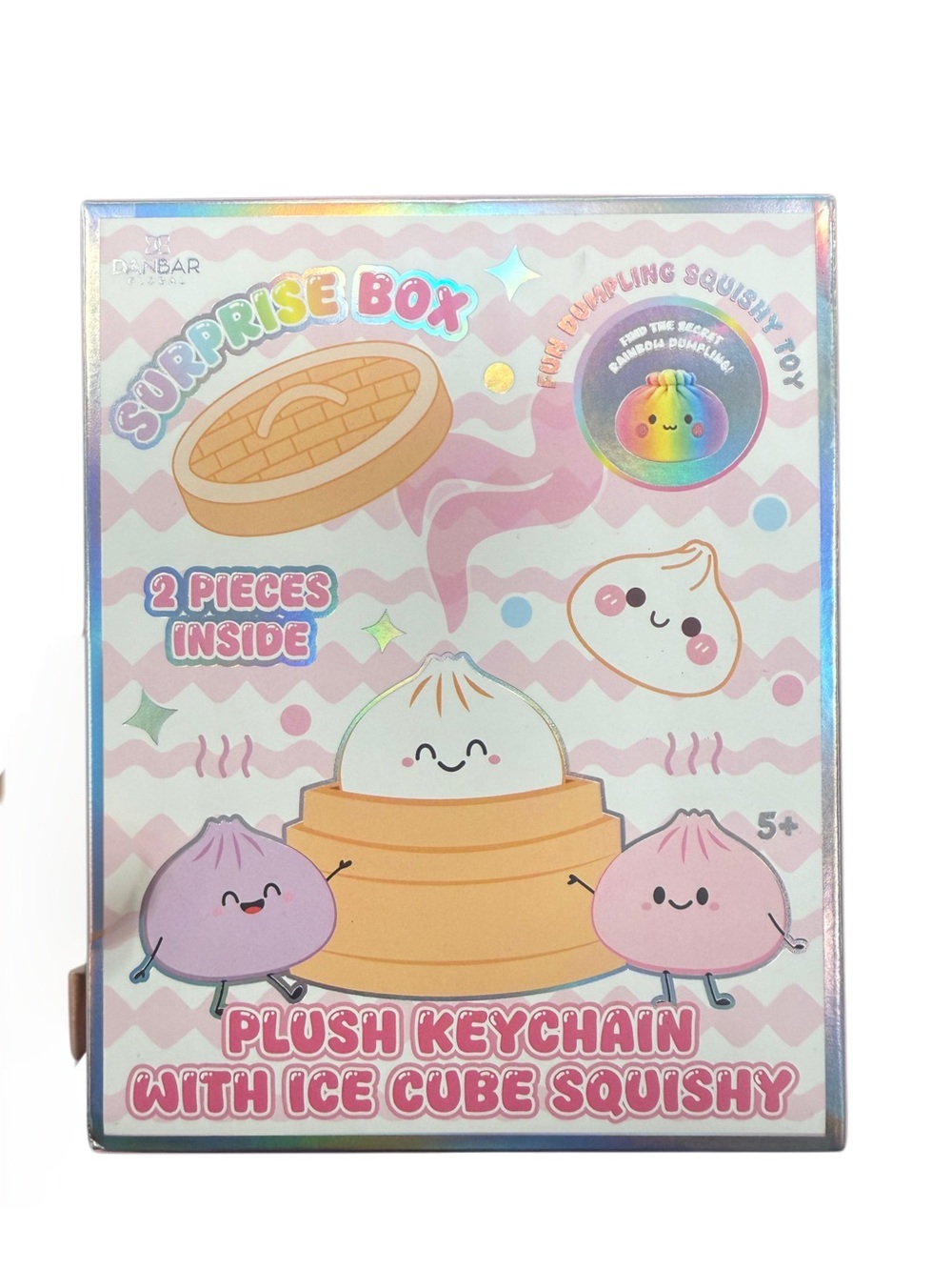 Brand new Danbar sealed dumpling Surprise Box Plush Keychain Ice Cube Squishy